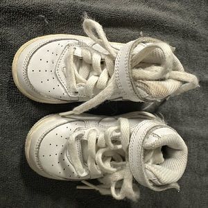 NIke Air Force 1 Youth Toddler Shoes Size 5C White Sneakers 314197-113